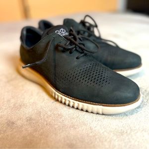 Men’s Black 2. ZEROGRAND Lase Wingtip Oxford size 7W